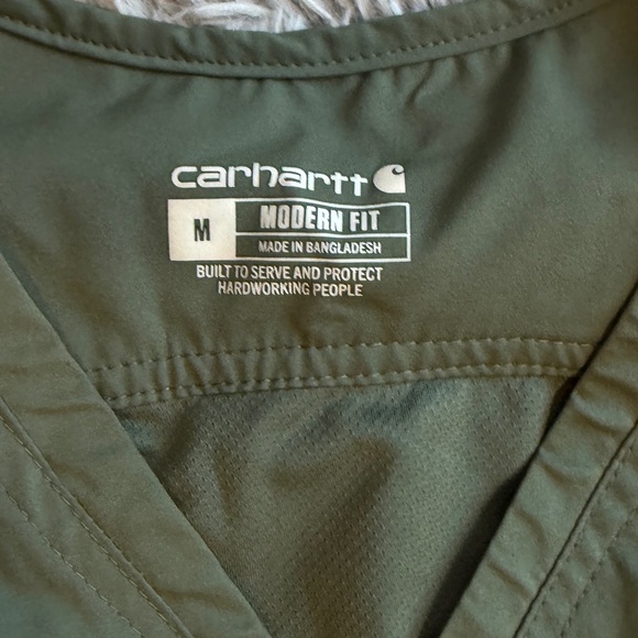 Carhartt Scrubs Lot, women’s size medium olive green. - Picture 3 of 6